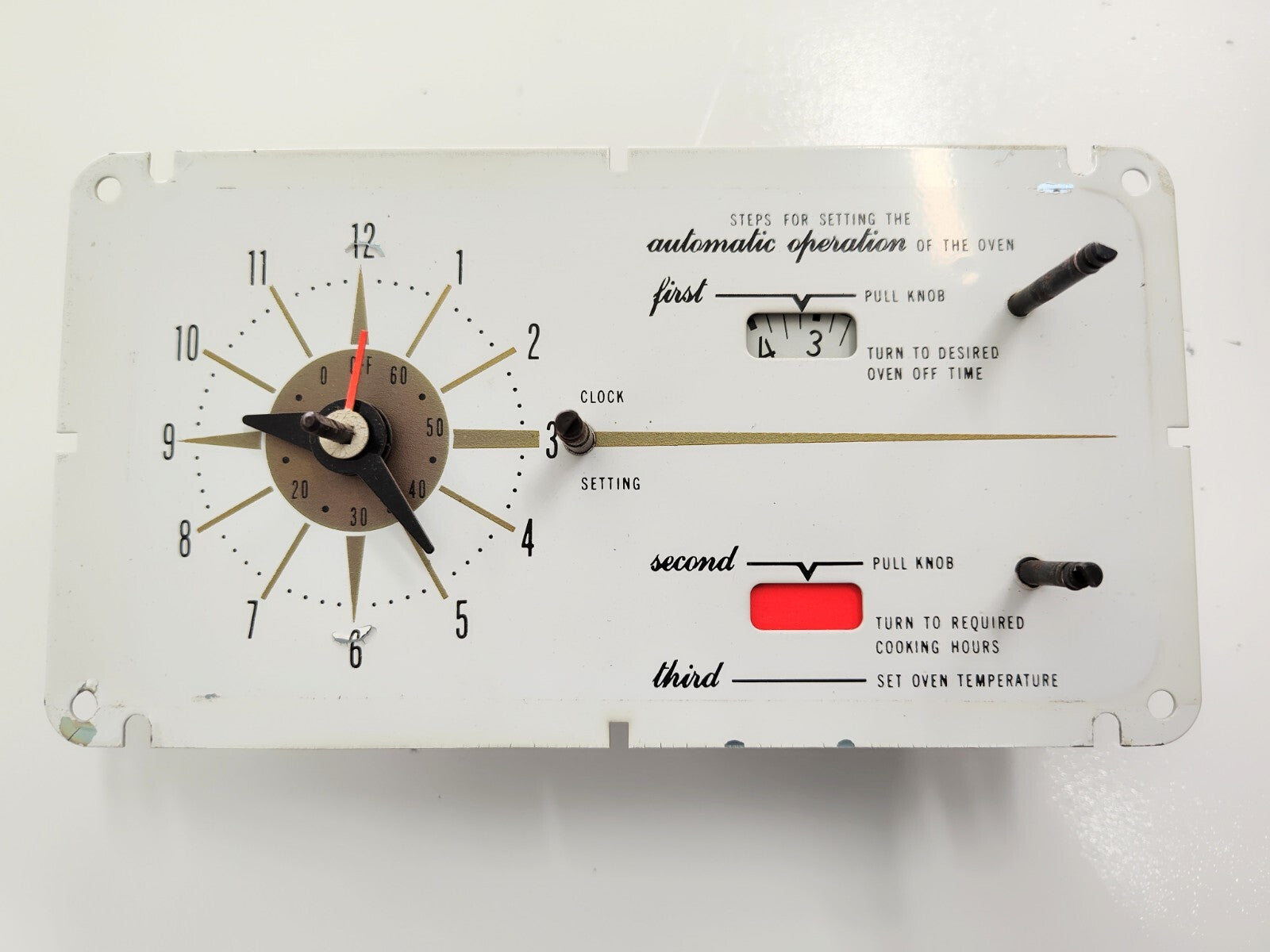 Thermador Genuine Oven Mechanical Clock Hands Timer M28RM M28RM1 Oven