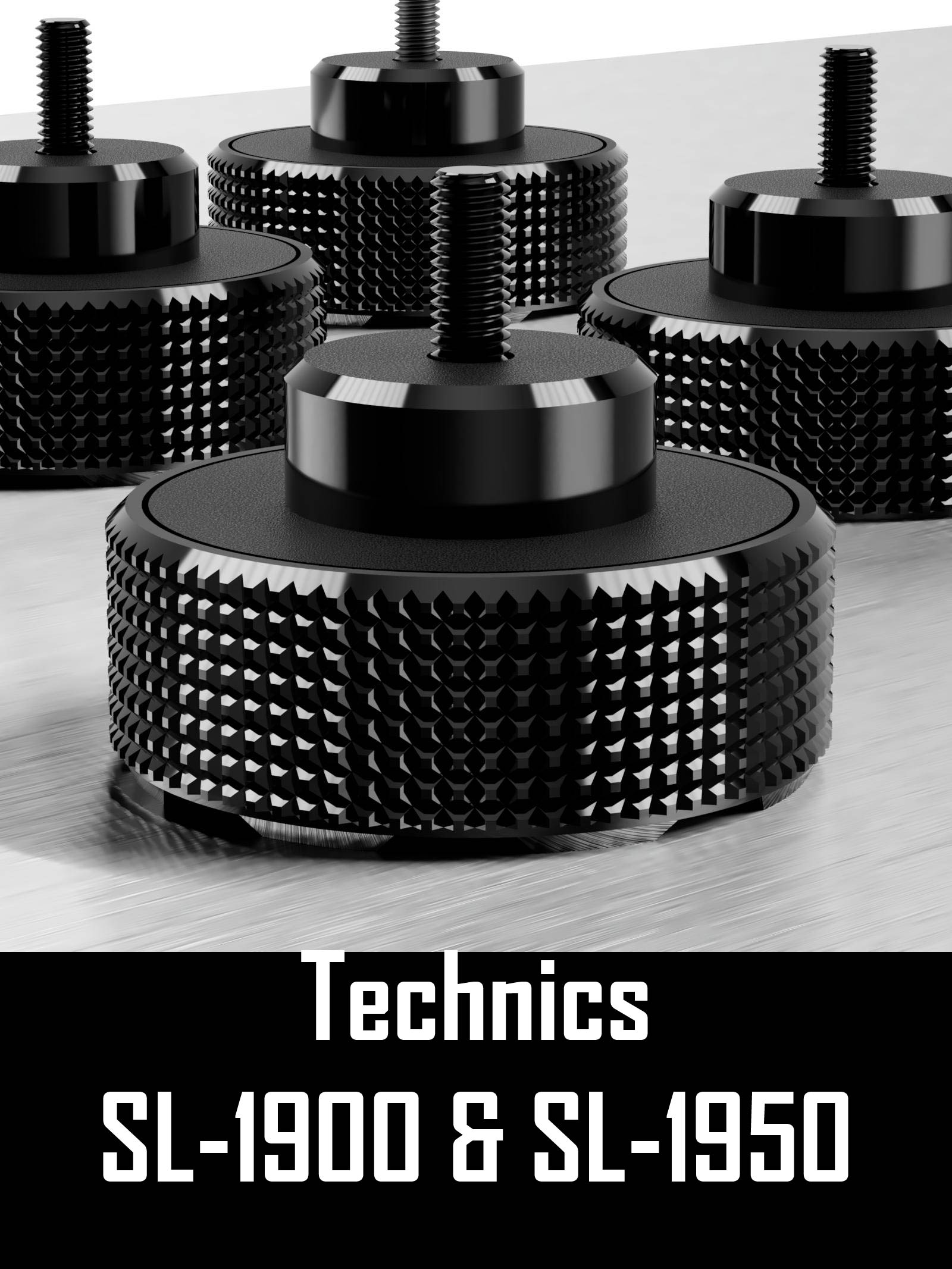 SpinCandy™ Turntable Isolation Feet for Technics SL-1900 SL-1950