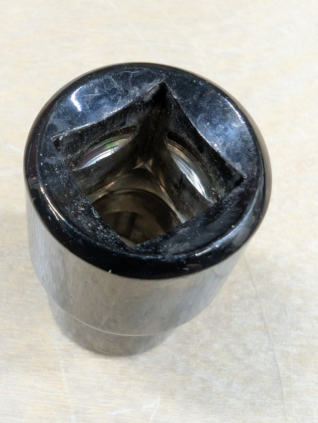 Husky Pro Black Chrome Socket 3/8" SAE 22012P Shallow 6 Point 3/8" Drive