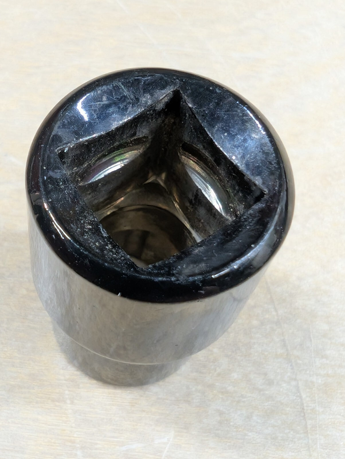 Husky Pro Black Chrome Socket 3/8" SAE 22012P Shallow 6 Point 3/8" Drive