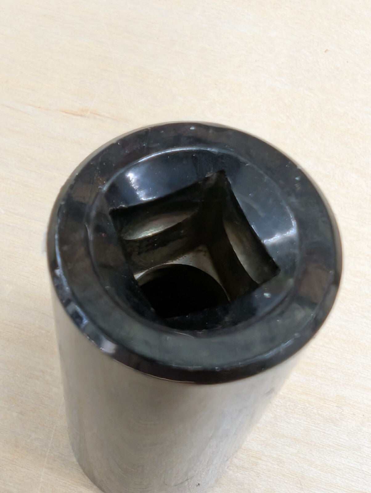 Husky Pro Black Chrome Socket 5/8" SAE 22120P Deep 6 Point 3/8" Drive