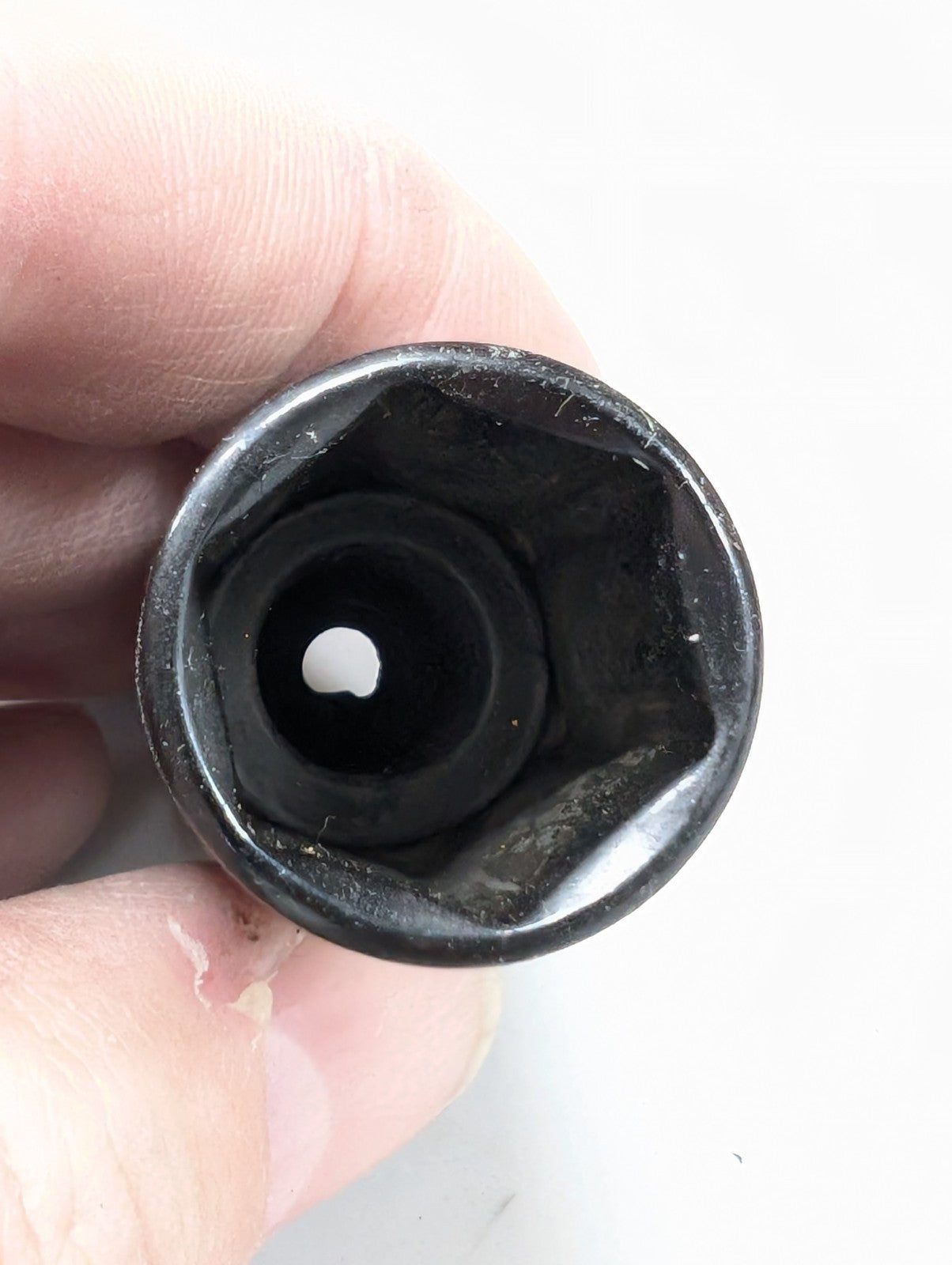 Stanley Black Chrome 5/8" Spark Plug 3/8" Drive Deep Socket 86-360B Laser Etched