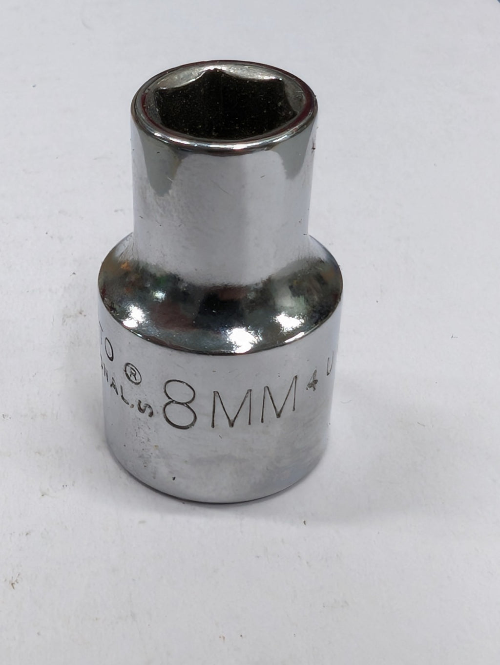 Proto USA Socket 8mm Metric Shallow 6 Point 1/4" Drive 5208MH