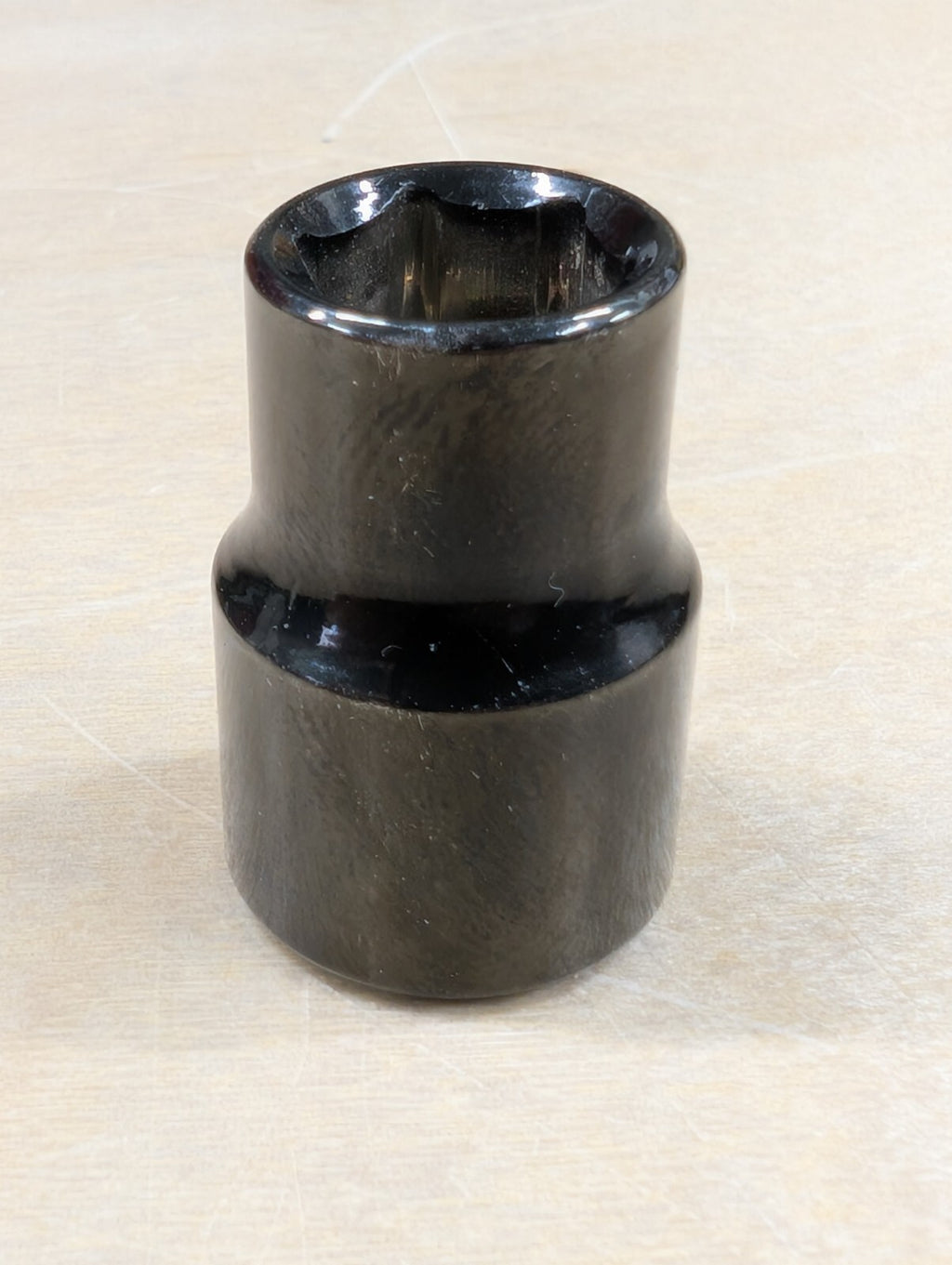 Husky Pro Black Chrome Socket 3/8" SAE 22012P Shallow 6 Point 3/8" Drive