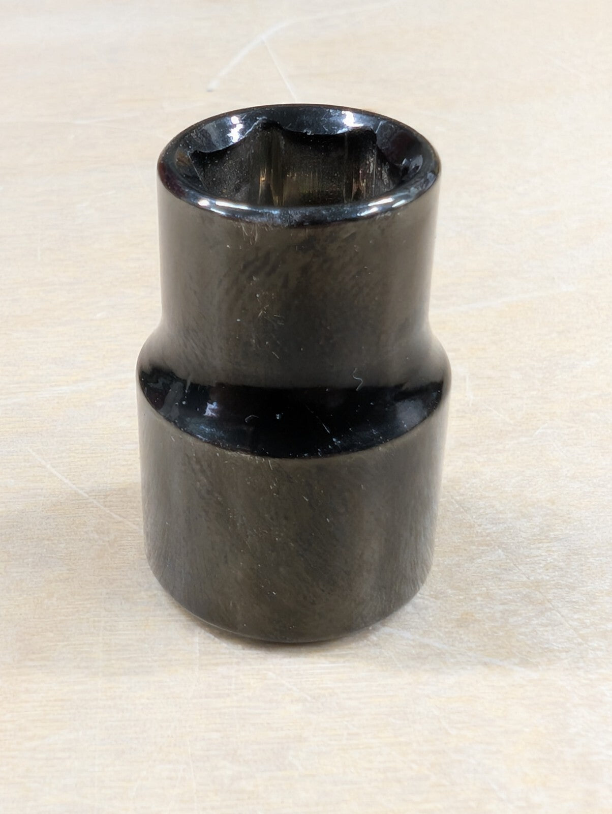 Husky Pro Black Chrome Socket 3/8" SAE 22012P Shallow 6 Point 3/8" Drive