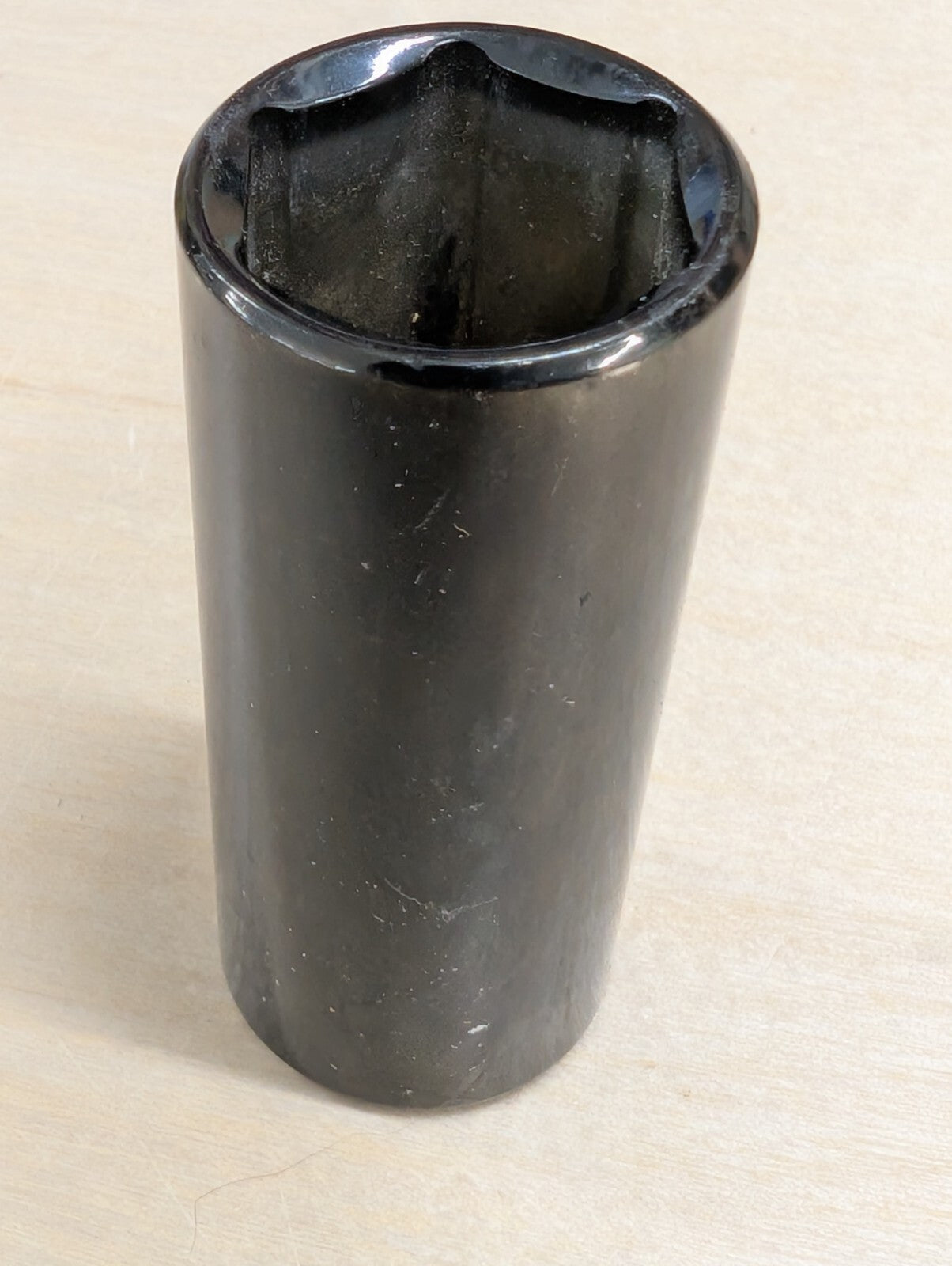 Husky Pro Black Chrome Socket 5/8" SAE 22120P Deep 6 Point 3/8" Drive