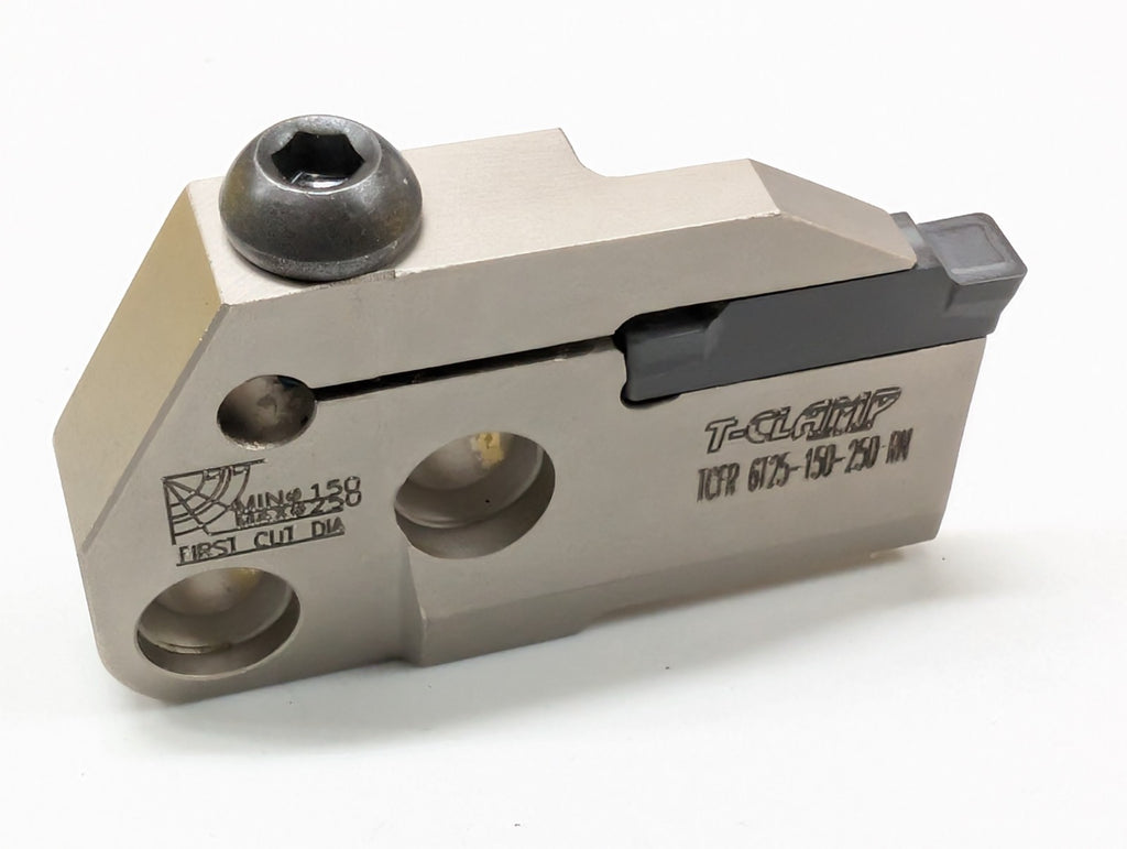 Ingersoll CNC Modular Lathe Adapter+Insert TClampUltra 6T25 Grooving Holder