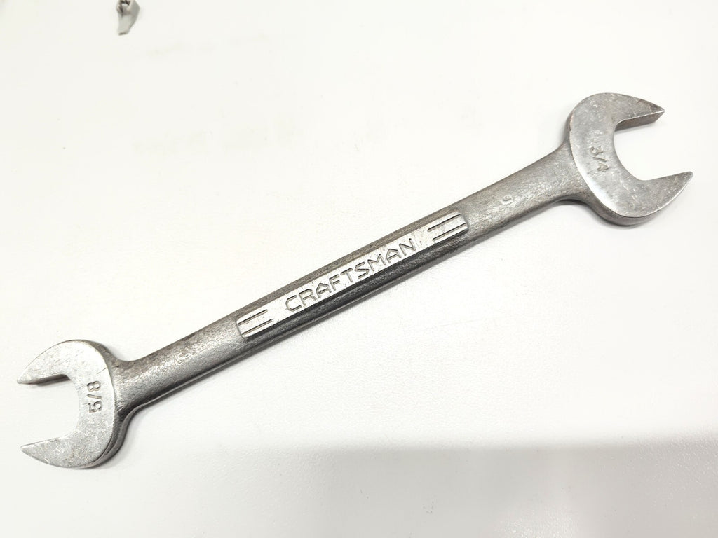 Vintage Craftsman USA Double Open End Wrench 5/8" 3/4" W 44582 W44582