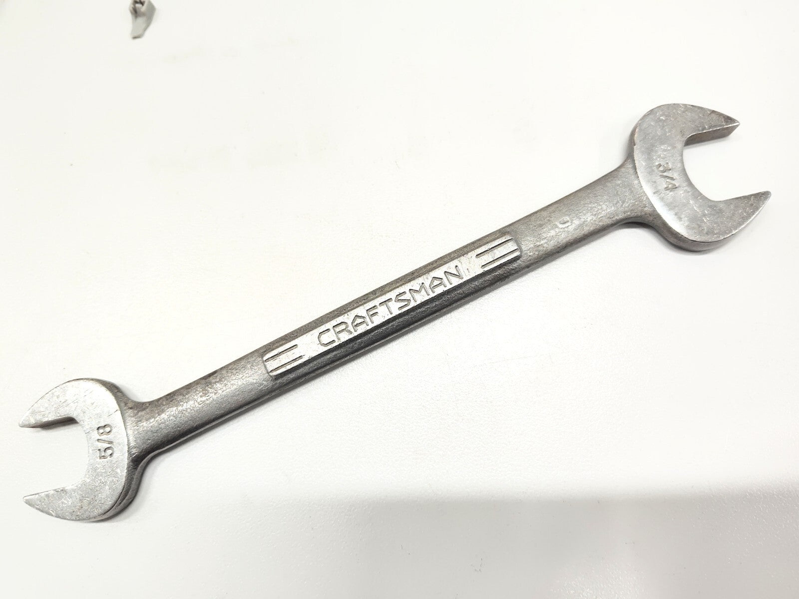 Vintage Craftsman USA Double Open End Wrench 5/8" 3/4" W 44582 W44582