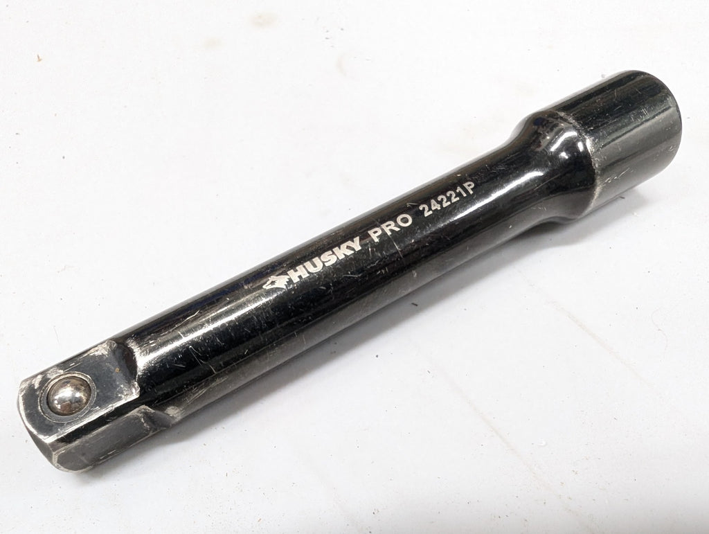 Husky Pro Black Chrome 5" Long 1/2" Drive Socket Extension 24221P