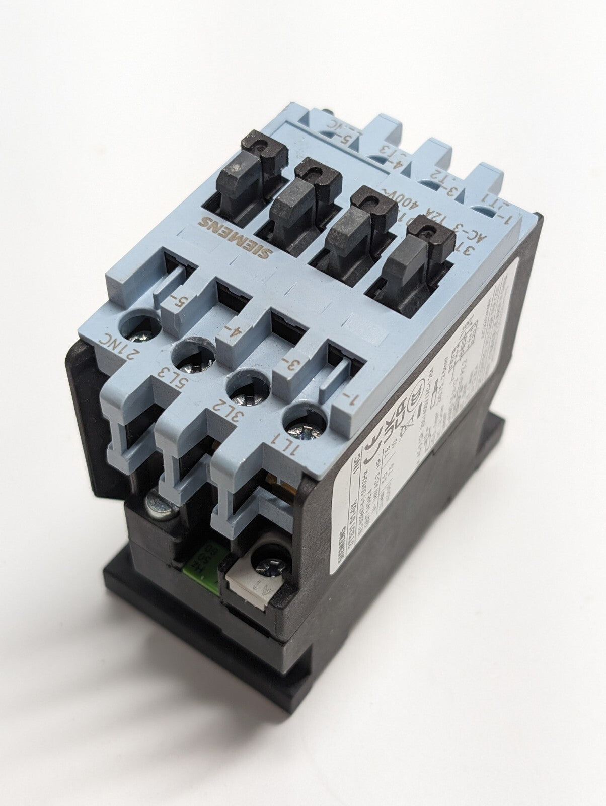 Siemens 3TS31 01-0X 1NC Electrical Contactor Relay 3 NO 1 NC AC-3 12A110V