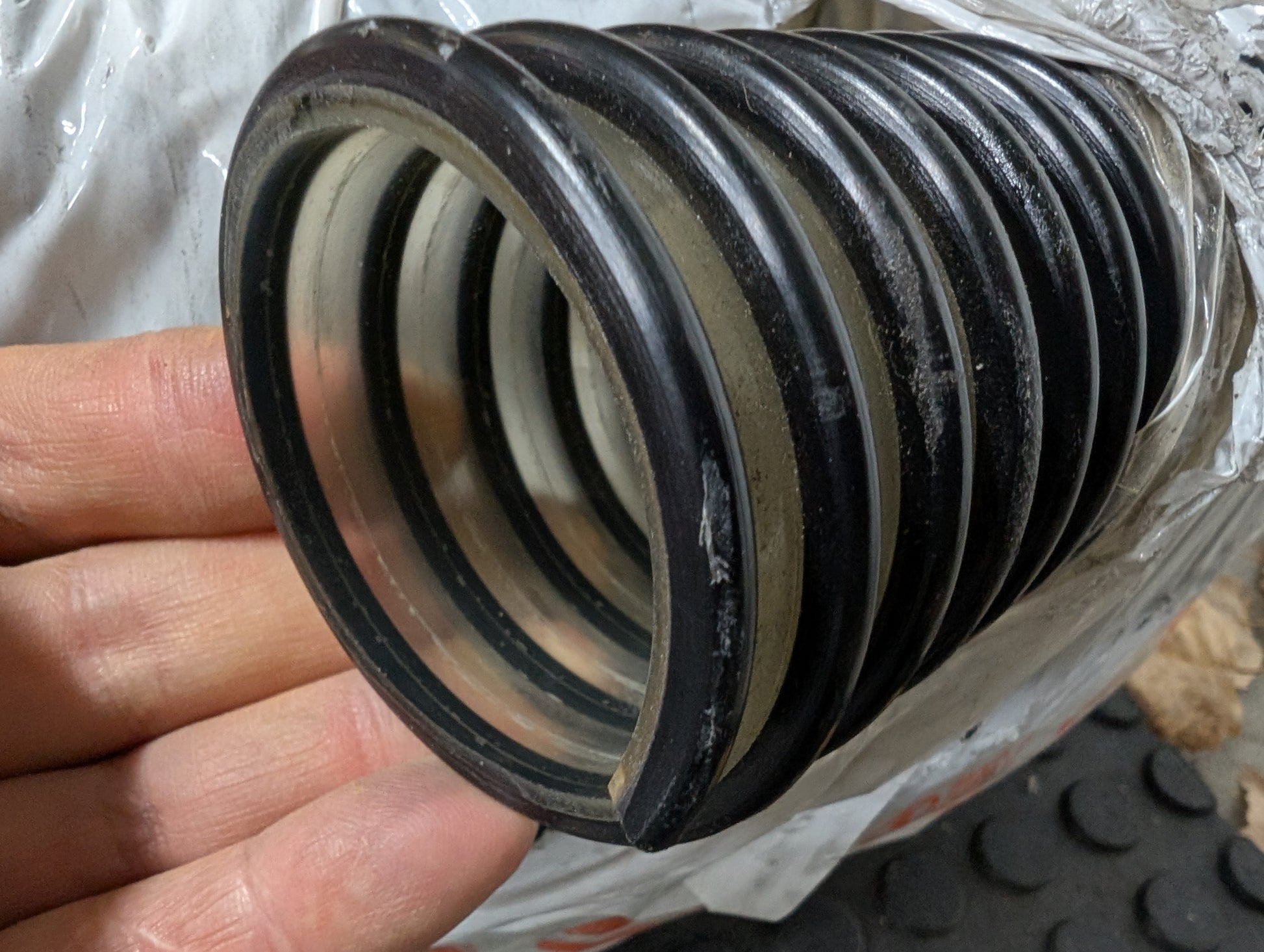 Tigerflex UREVAC UV2 Hose 2" ID x 60' New Industrial Vacuum Suction Hose Trucks