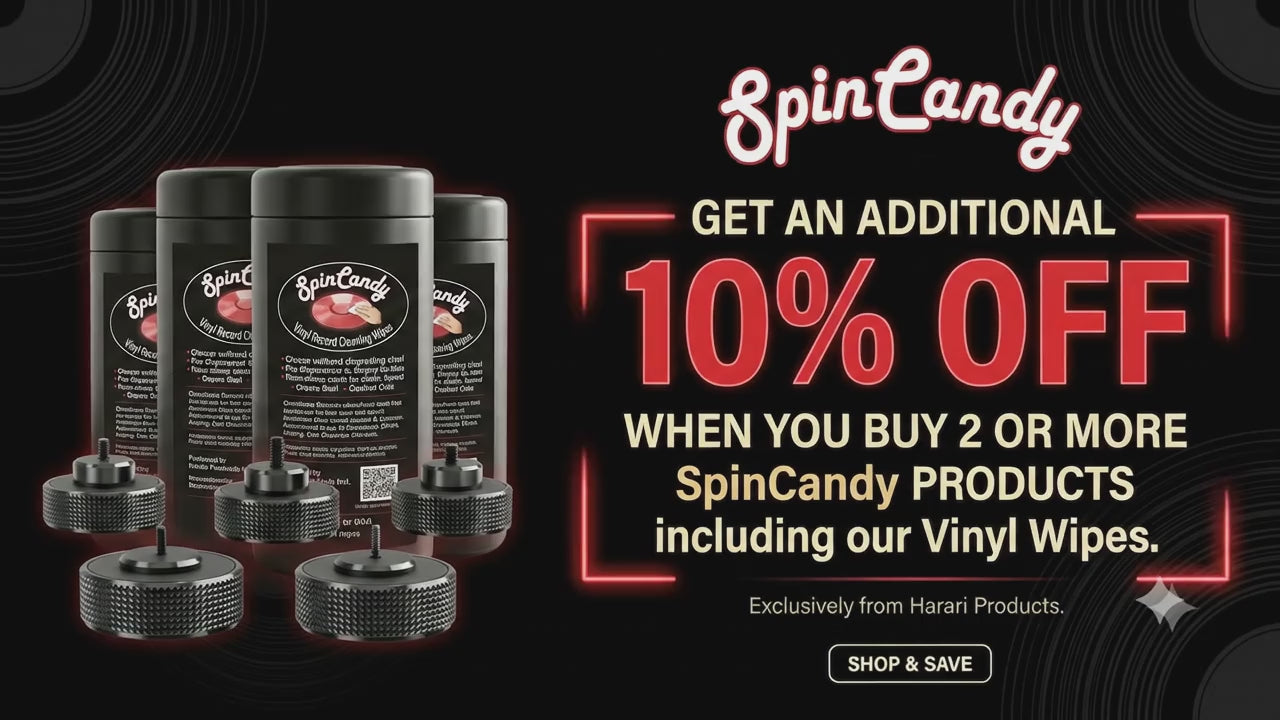 SpinCandy™ Custom Solution Turntable Isolation Feet Set of 4