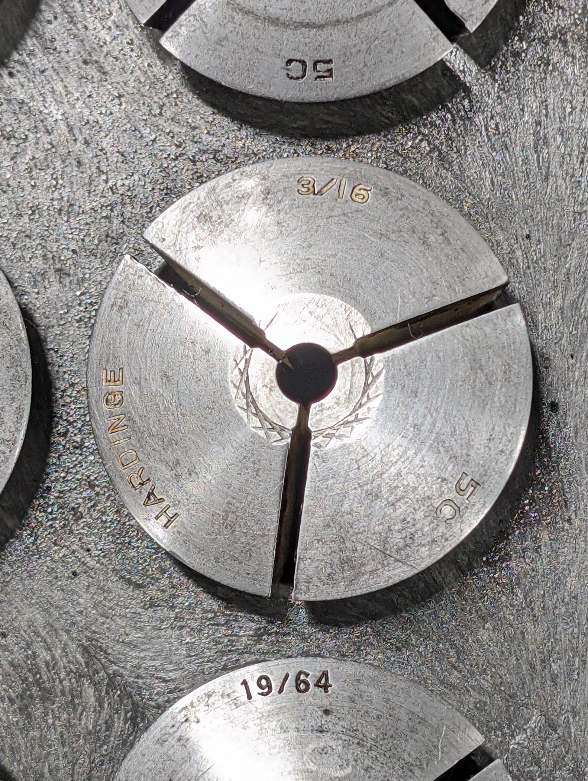 Choose 3 Hardinge 5C Collets any Size Buy More Save More Fractional Inch