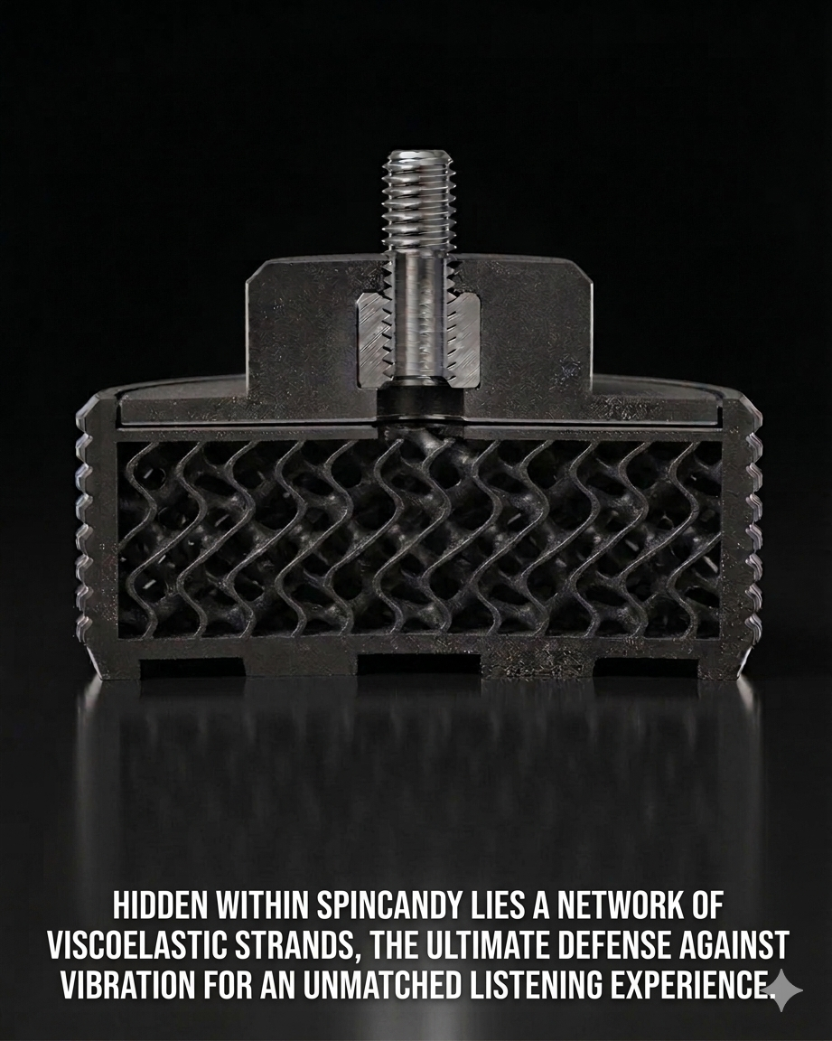 SpinCandy™ Turntable Isolation Feet for Audio Technica LP40WN Set of 4