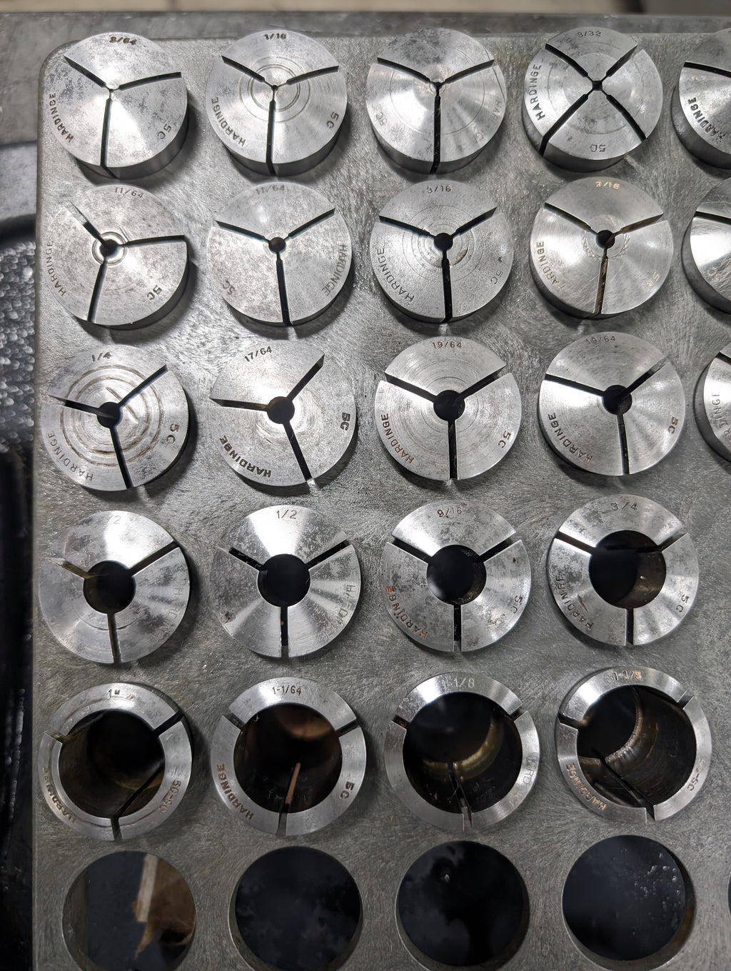 Hardinge 5C Collets Buy More Save More Choose Your Sizes Fractional Inch