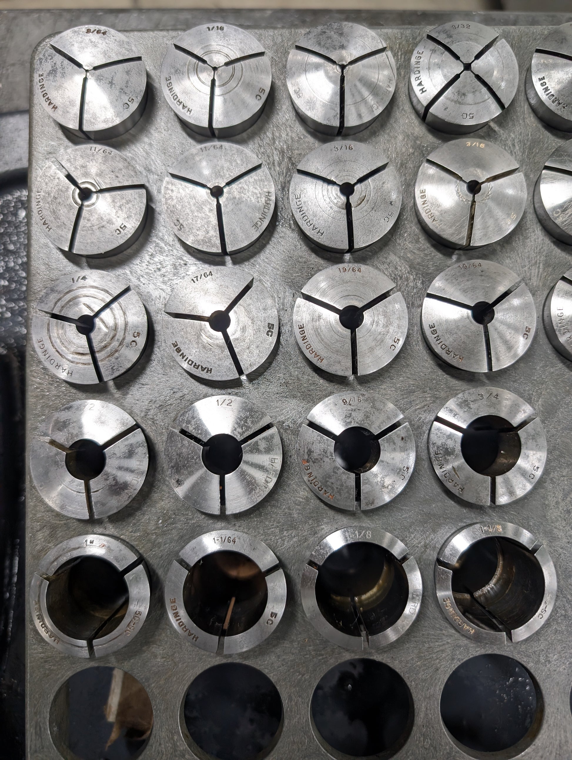 Hardinge 5C Collets Buy More Save More Choose Your Sizes Fractional Inch