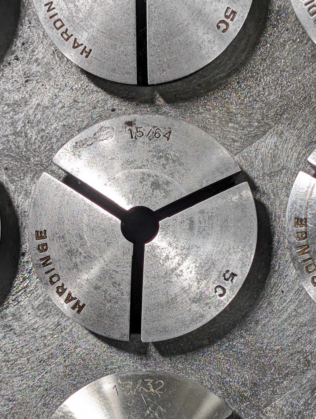 Choose 3 Hardinge 5C Collets any Size Buy More Save More Fractional Inch
