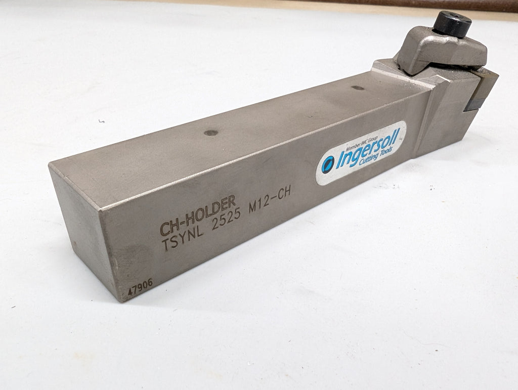 Ingersoll TSYNL 2525 M12-CH Lathe Tool Holder for Negative Inserts – 25x25mm