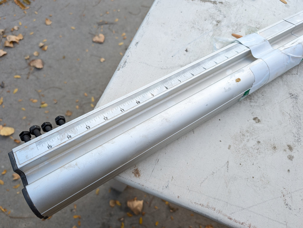 Ridgid R4512 Table Saw Rip Fence front Rail