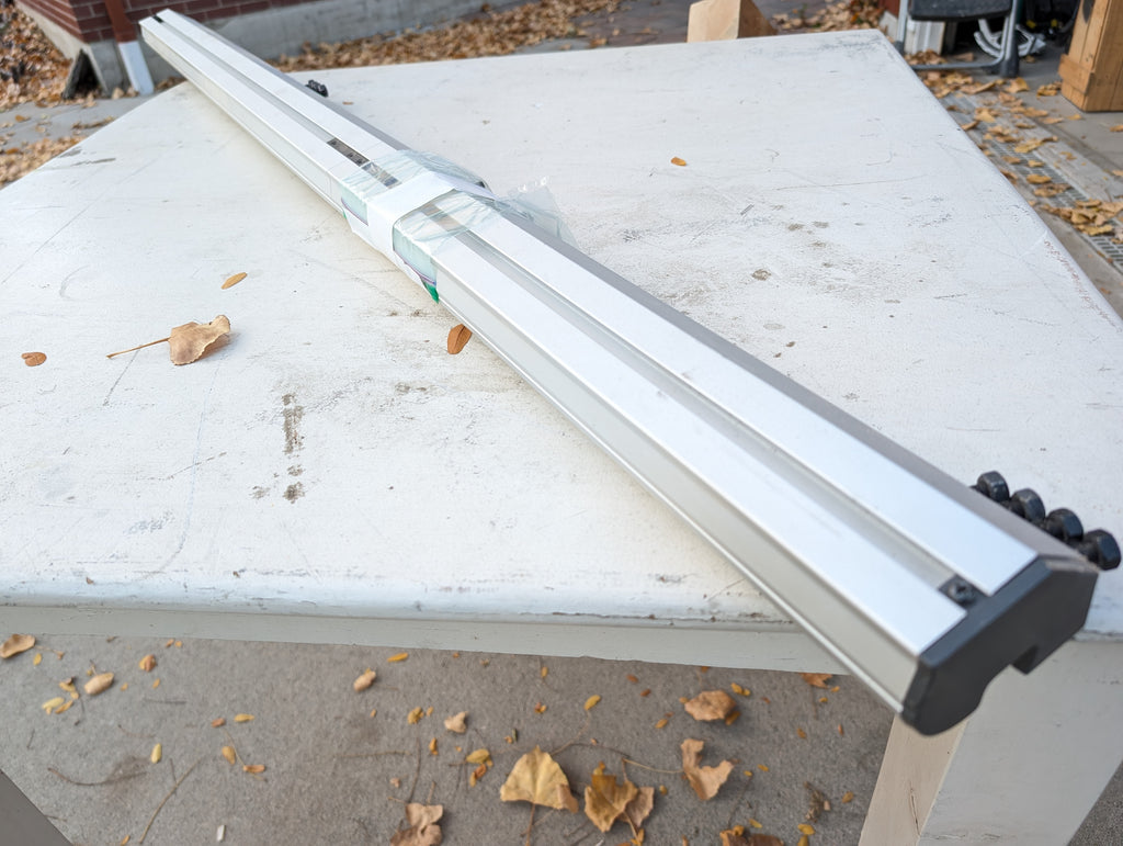 Ridgid R4512 Table Saw Rip Fence front Rail