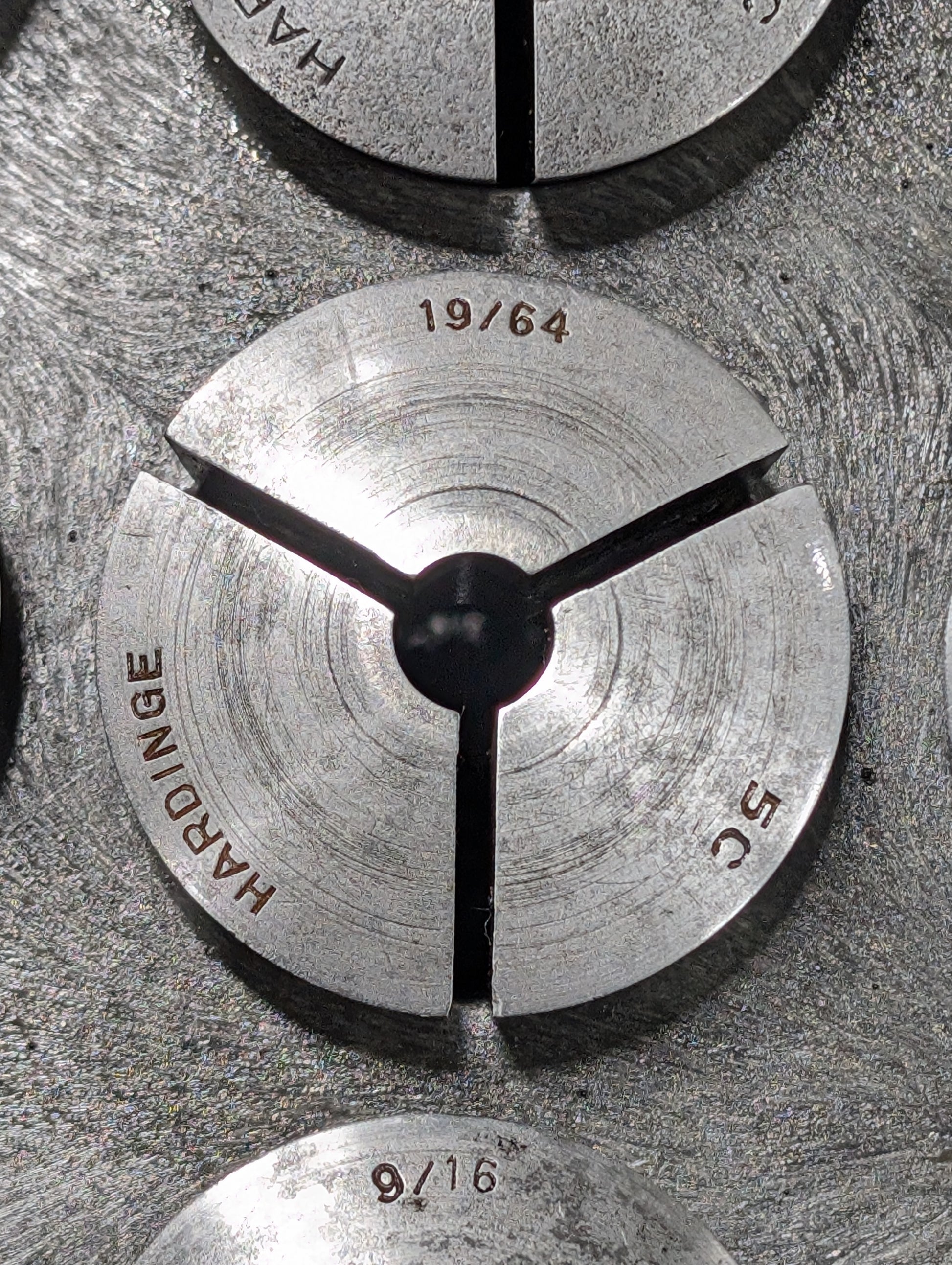 Choose 3 Hardinge 5C Collets any Size Buy More Save More Fractional Inch