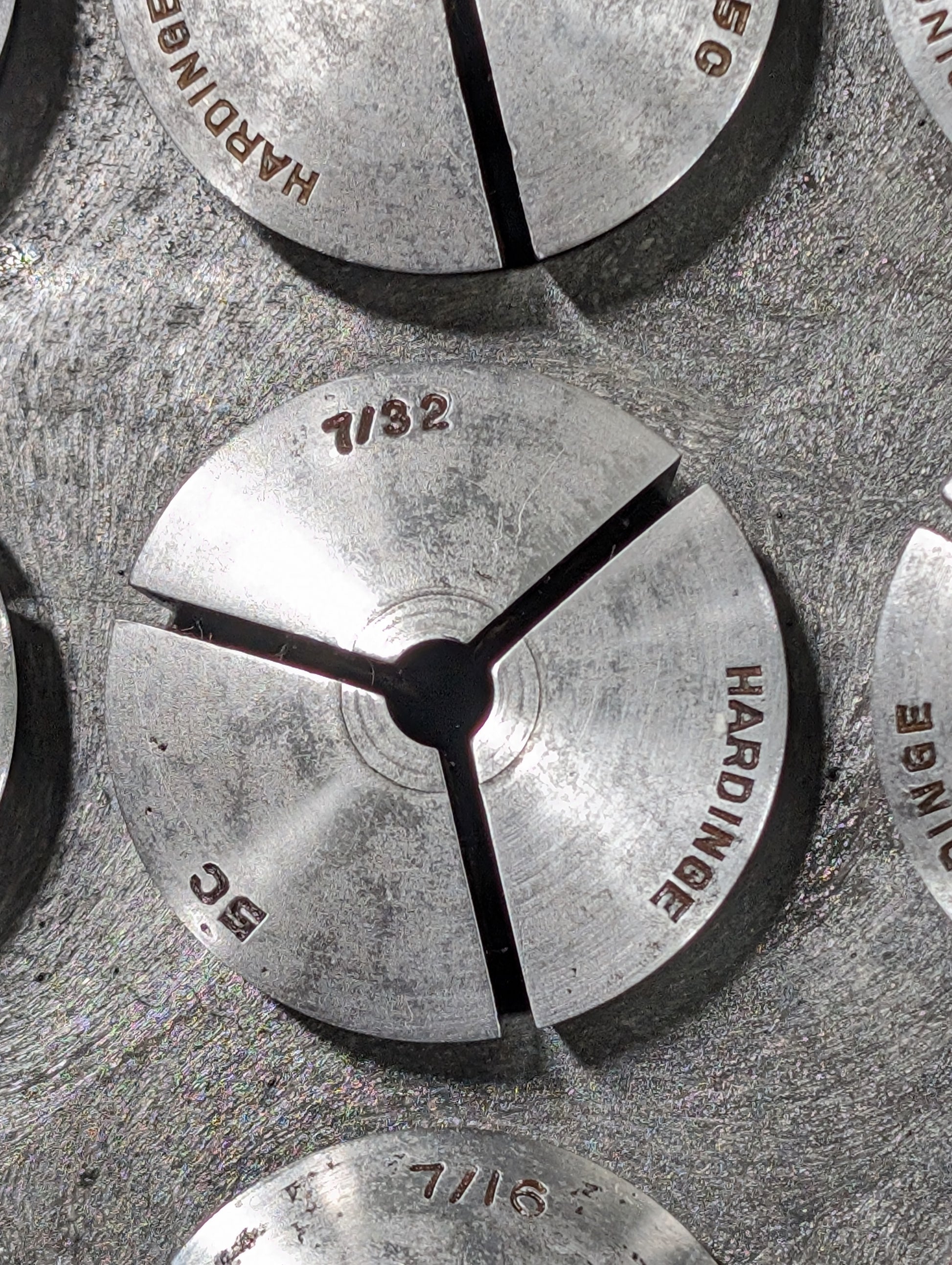 Choose 3 Hardinge 5C Collets any Size Buy More Save More Fractional Inch
