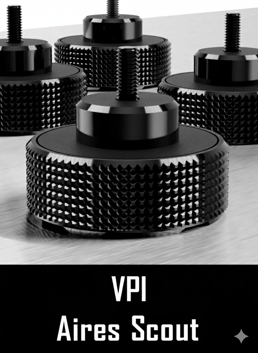 SpinCandy™ Turntable Isolation Feet for VPI Aries Scout Set of 4
