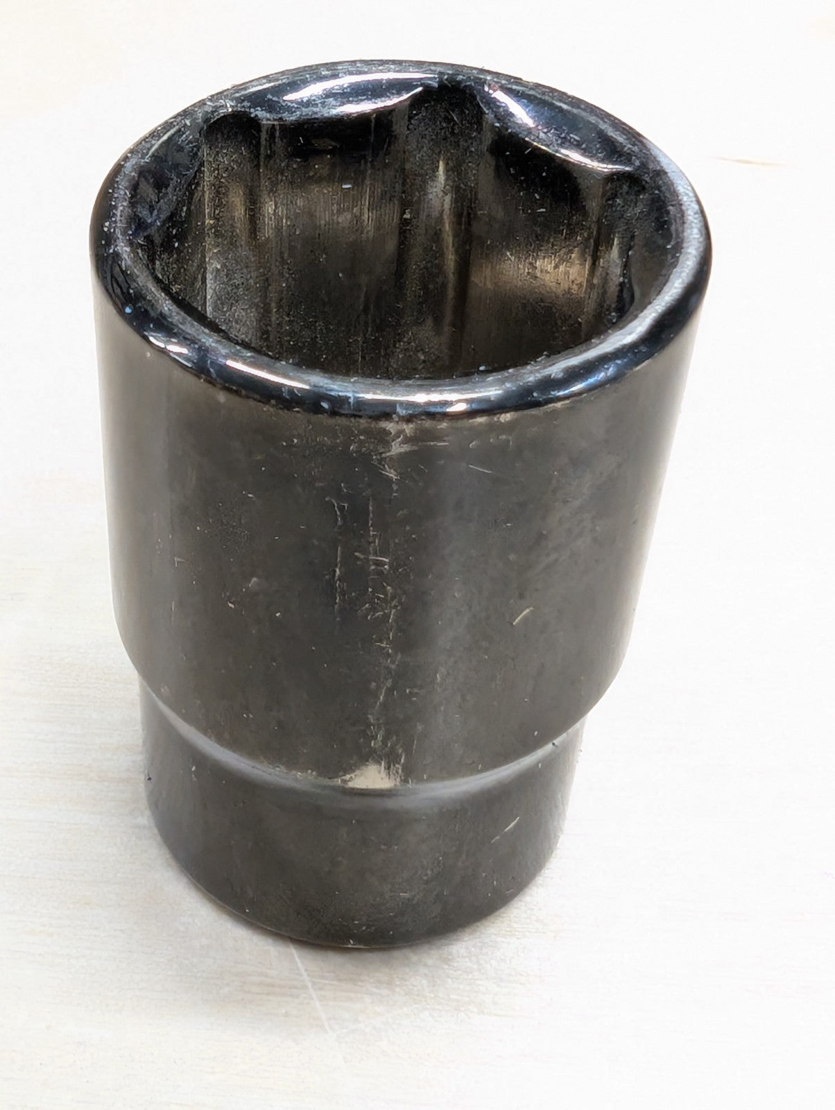 Husky Pro Black Chrome Socket 3/4" SAE 24024P Shallow 6 Point 1/2" Drive