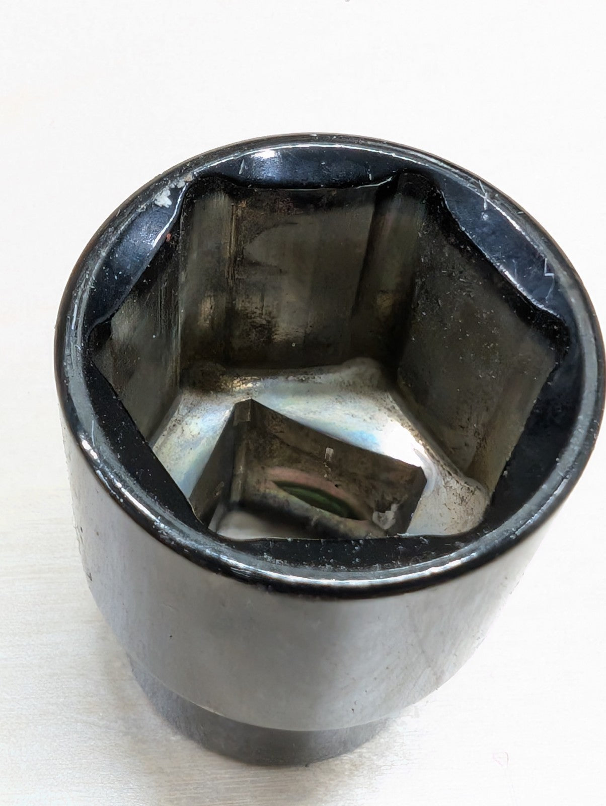 Husky Pro Black Chrome Socket 13/16" SAE 24026P Shallow 6 Point 1/2" Drive