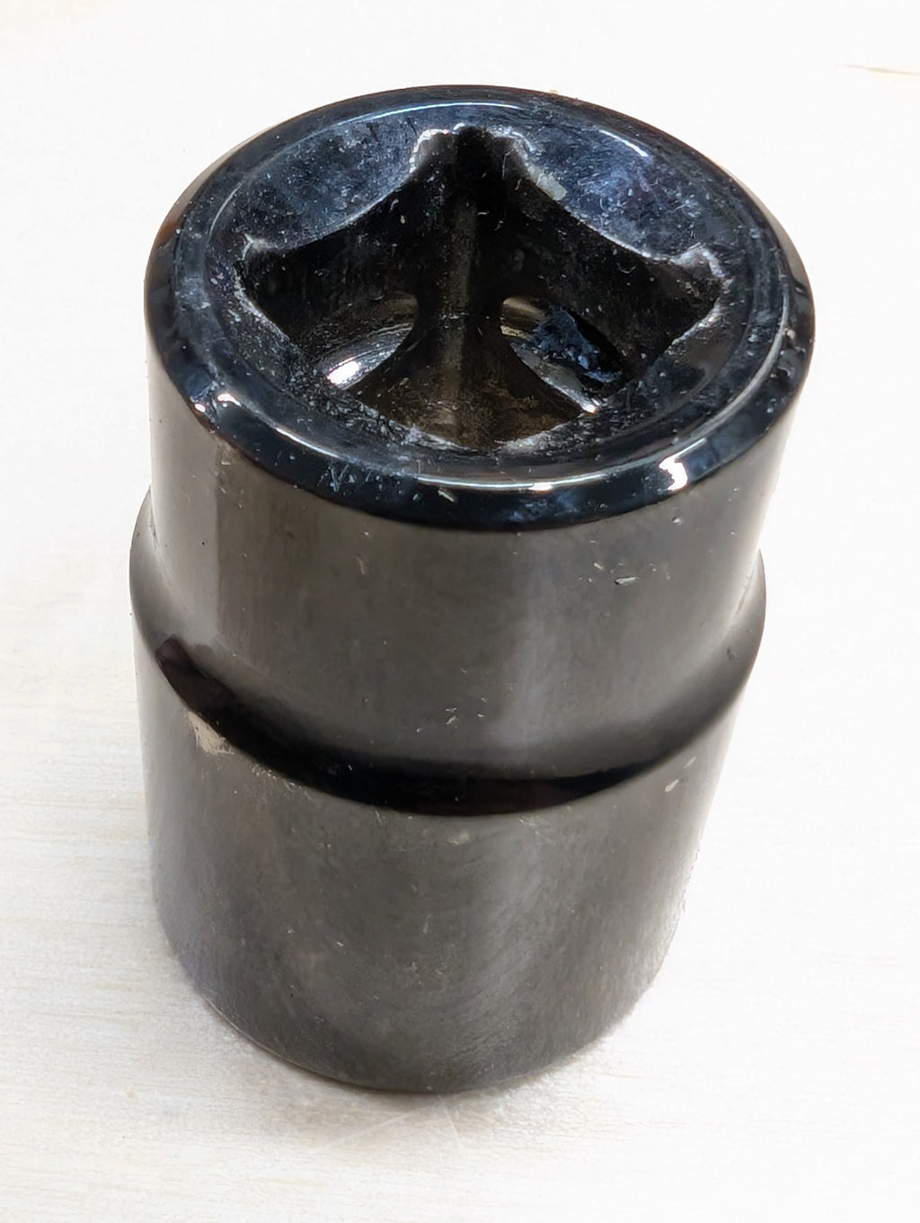 Husky Pro Black Chrome Socket 3/4" SAE 24024P Shallow 6 Point 1/2" Drive