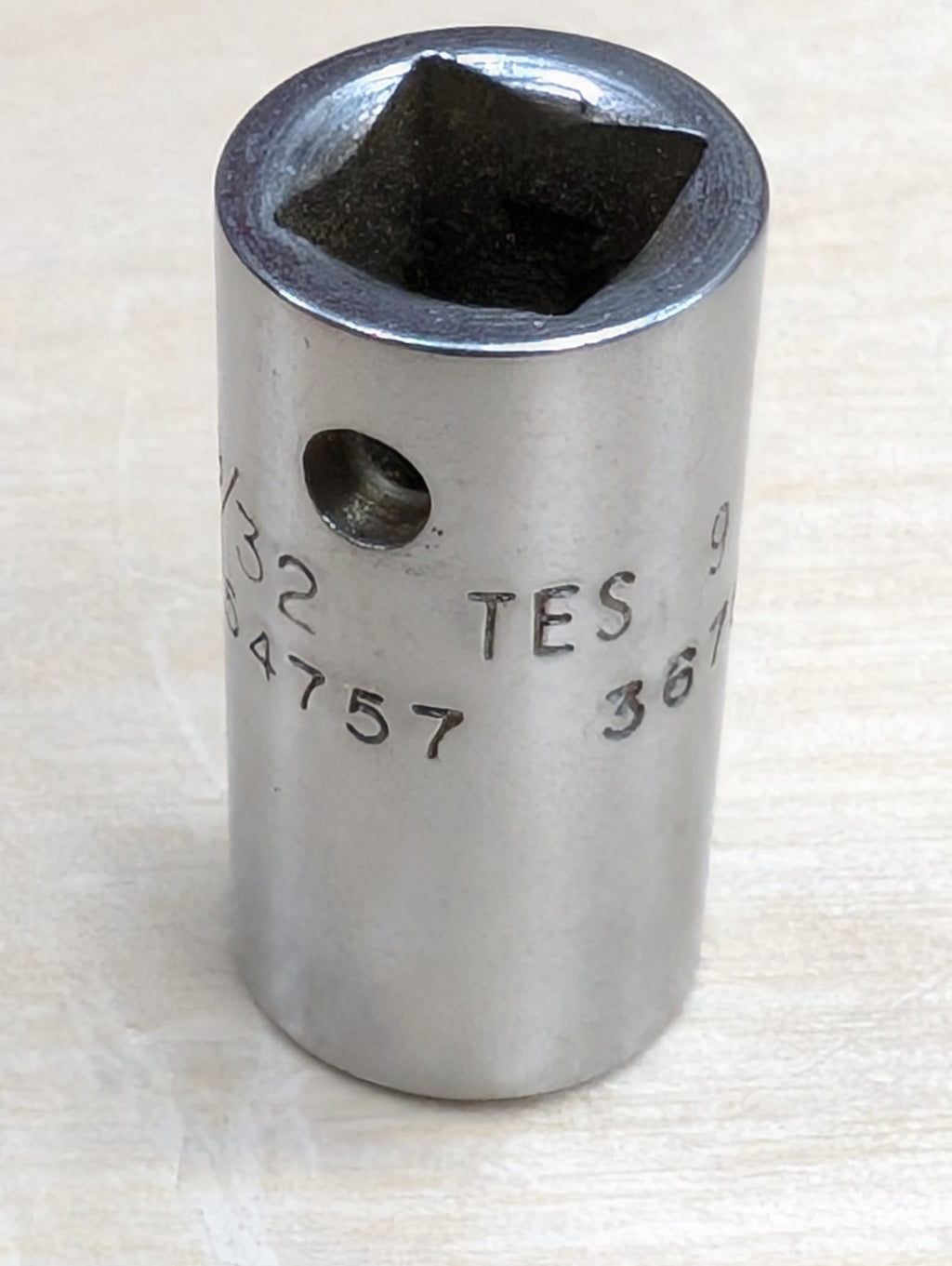 Snap-On Tools USA 1/4" Drive SAE #9 9/32" Shallow SPLINE Socket TES9