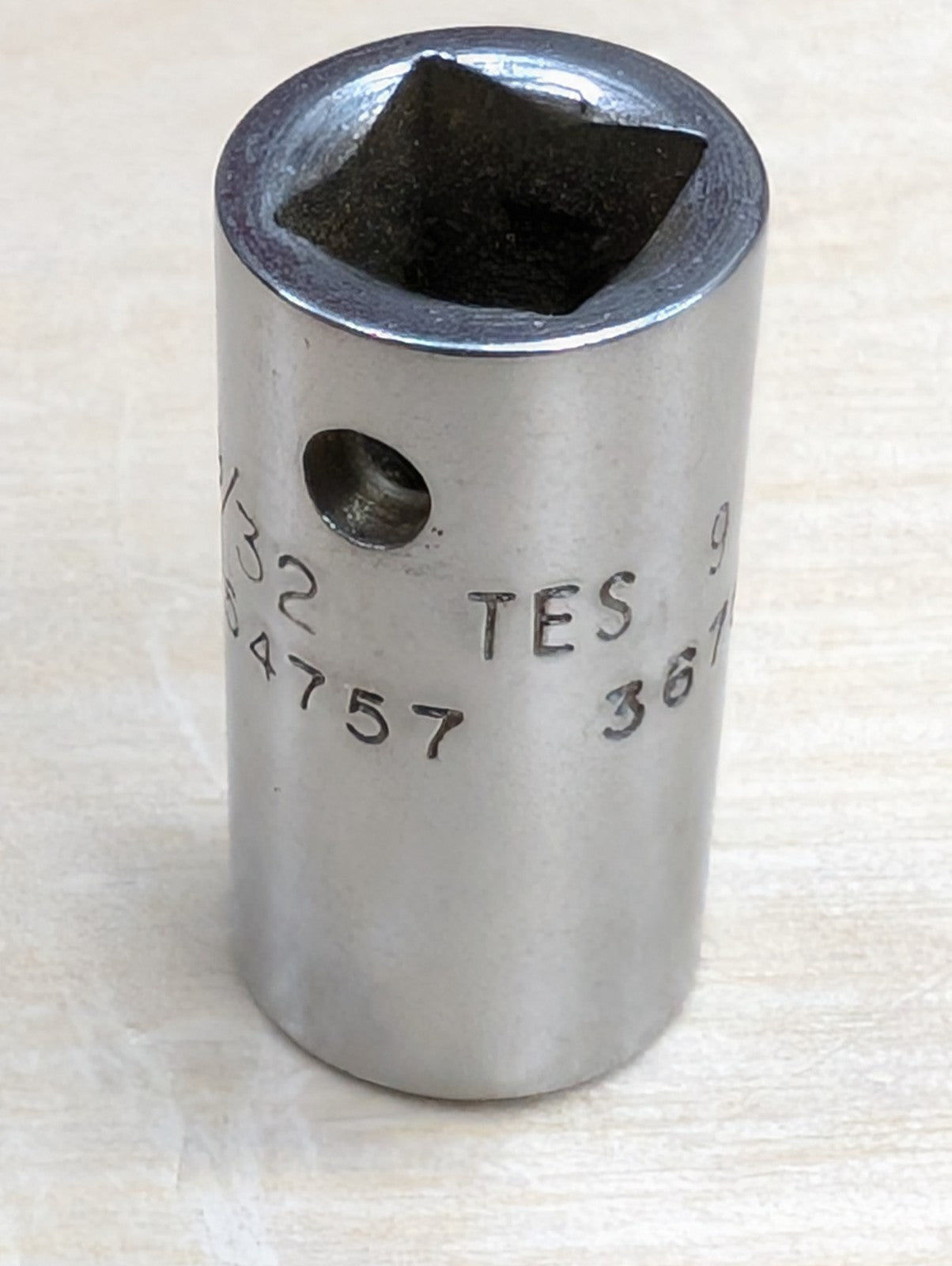 Snap-On Tools USA 1/4" Drive SAE #9 9/32" Shallow SPLINE Socket TES9