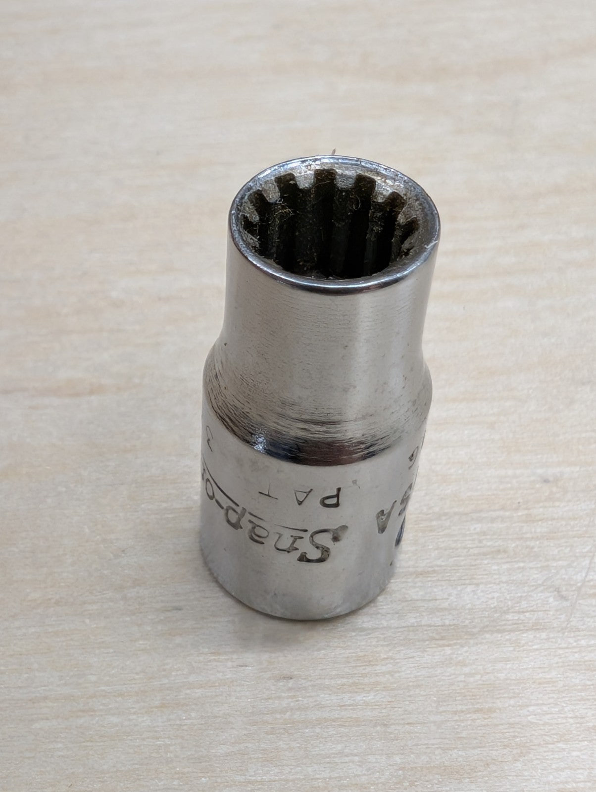 Snap-On Tools USA 1/4" Drive SAE #7, 7/32" Shallow SPLINE Socket TES7
