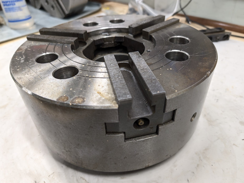 KITAGAWA B-10 CNC LATHE 10" 3 JAW Hydraulic POWER CHUCK Replaced By B-210