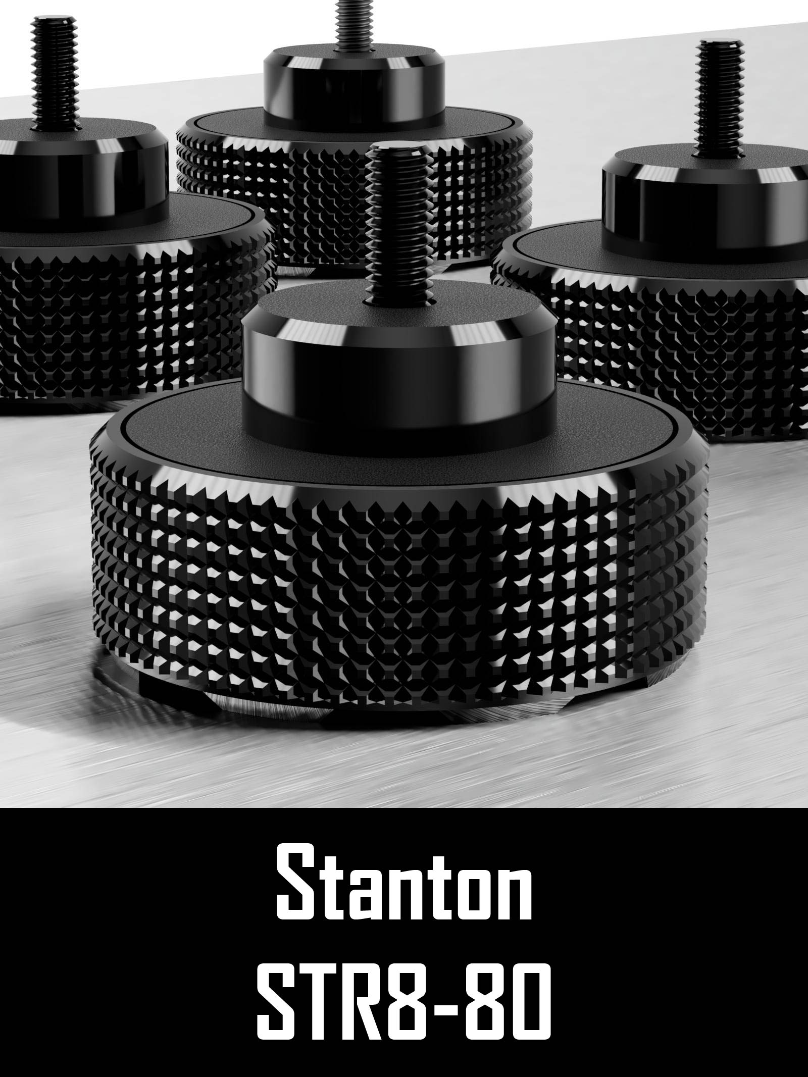 SpinCandy™ Turntable Isolation Feet for Stanton STR8-80