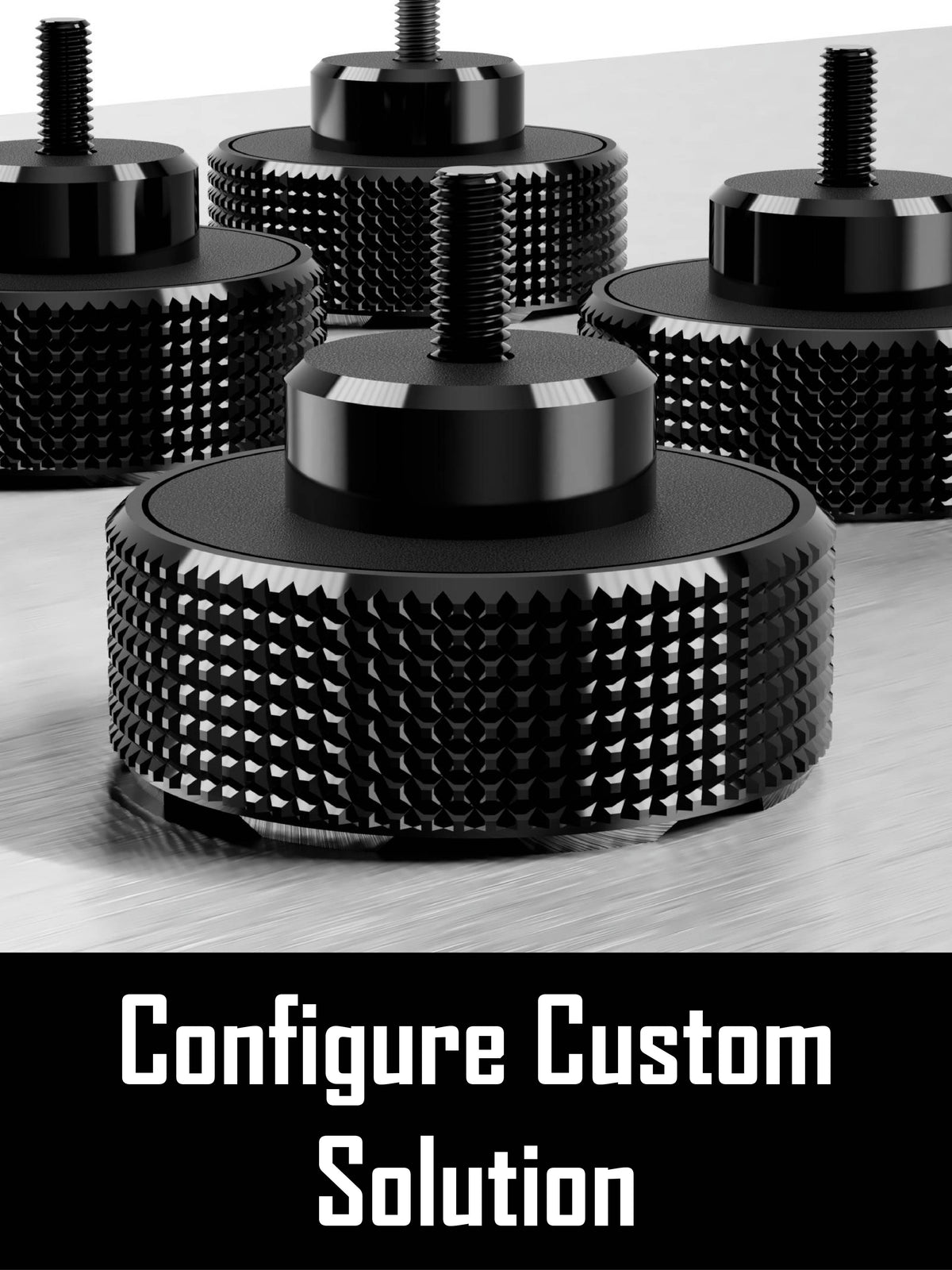 SpinCandy™ Custom Solution Turntable Isolation Feet Set of 4