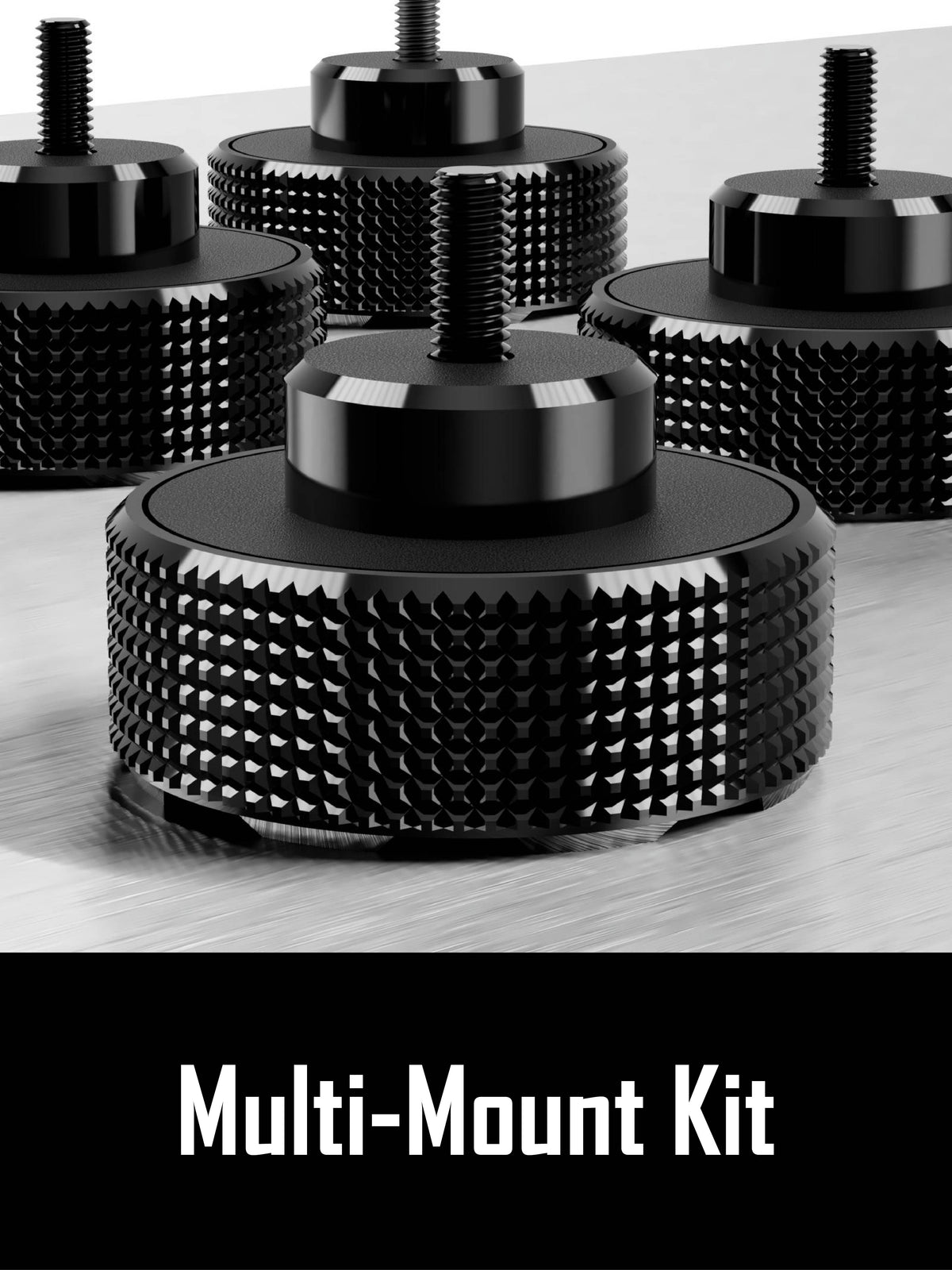 SpinCandy™ Multi-Mount Kit Turntable Isolation Feet Set of 4 DIY